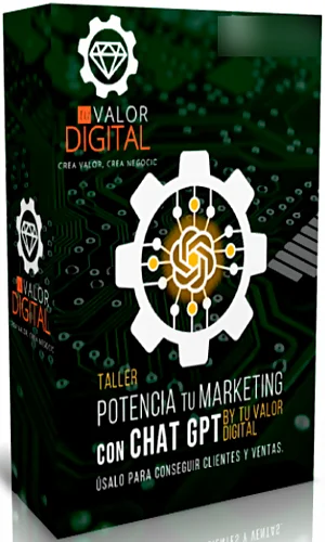 Portada de Potencia Tu Marketing Chat GPT