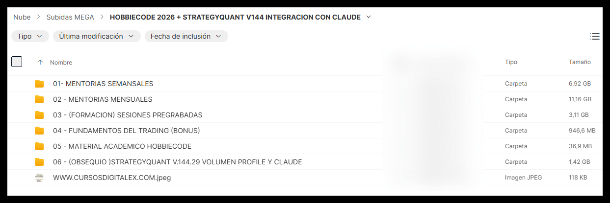 Contenido del curso