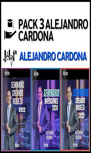 Tripack de Cursos Alejandro Cardona 2022-2024-2025