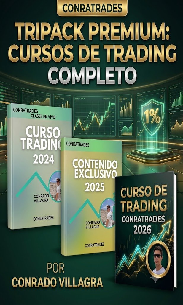 Portada de Tripack de Cursos Conratrades Conrado Villagra