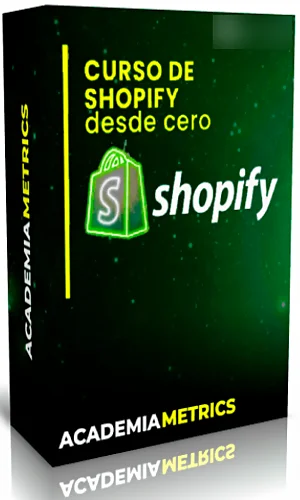 Portada de Curso Shopify Desde Cero Academia Metrics